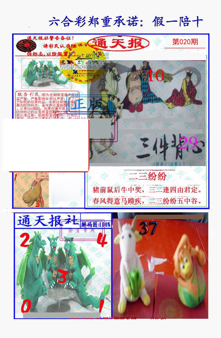 假一陪十通天报