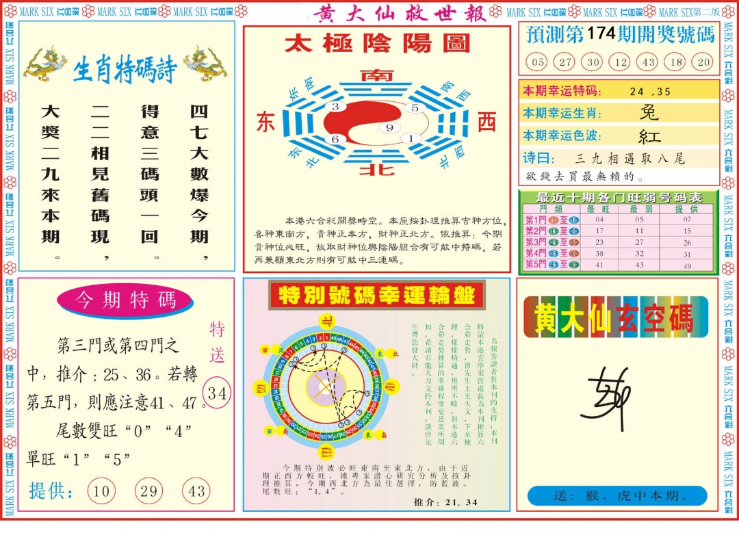 新黄大仙救世B