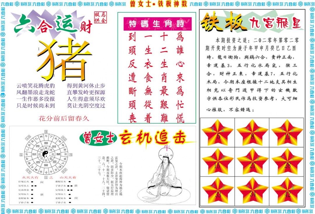 曾女士铁板神数B