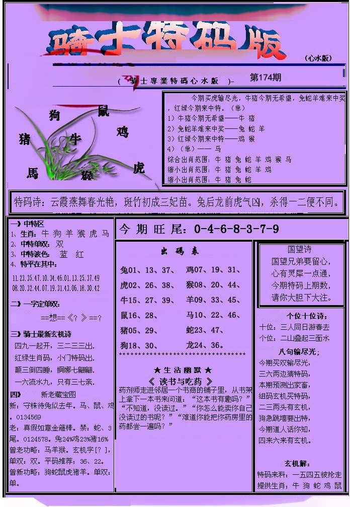 另骑士特码版