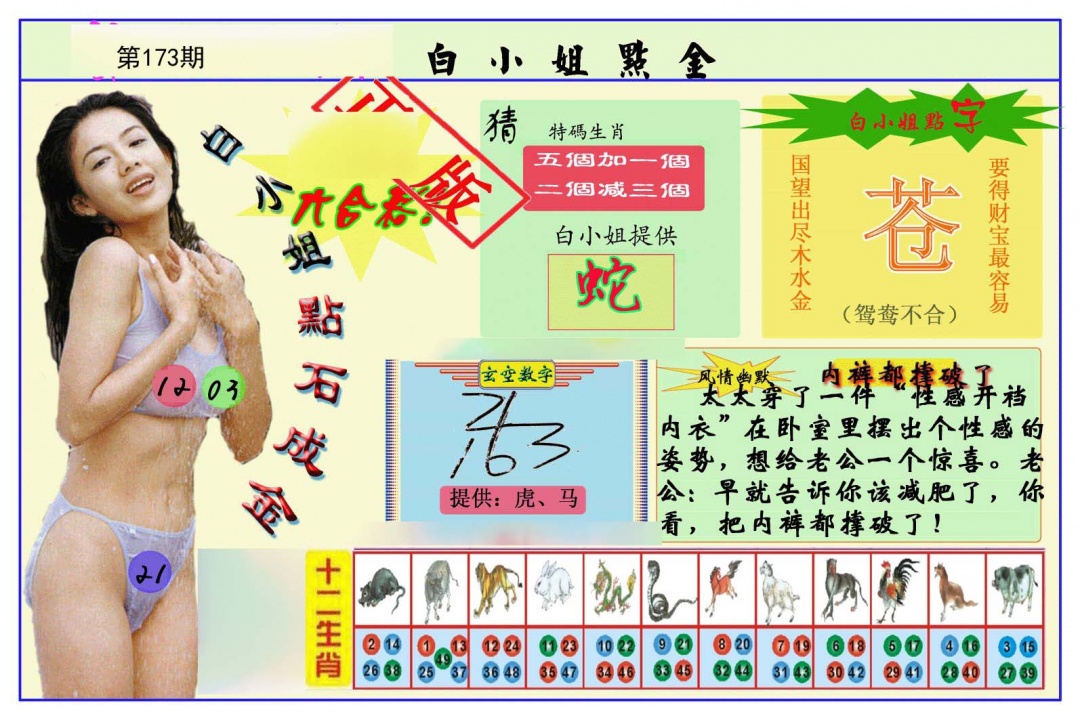 白小姐点金