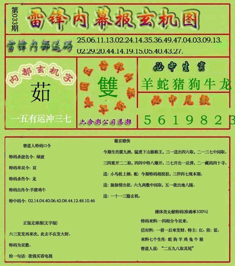 雷锋玄机报(新上市)