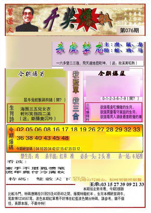 开奖爆料(新图推荐)