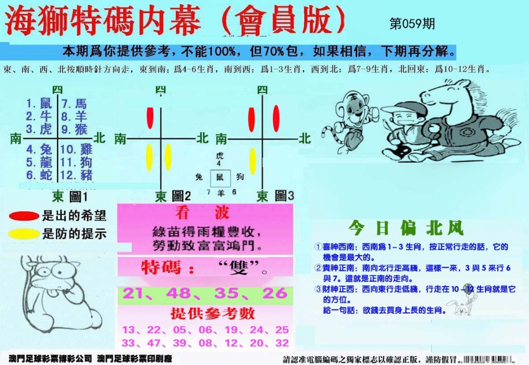 另版海狮特码内幕报