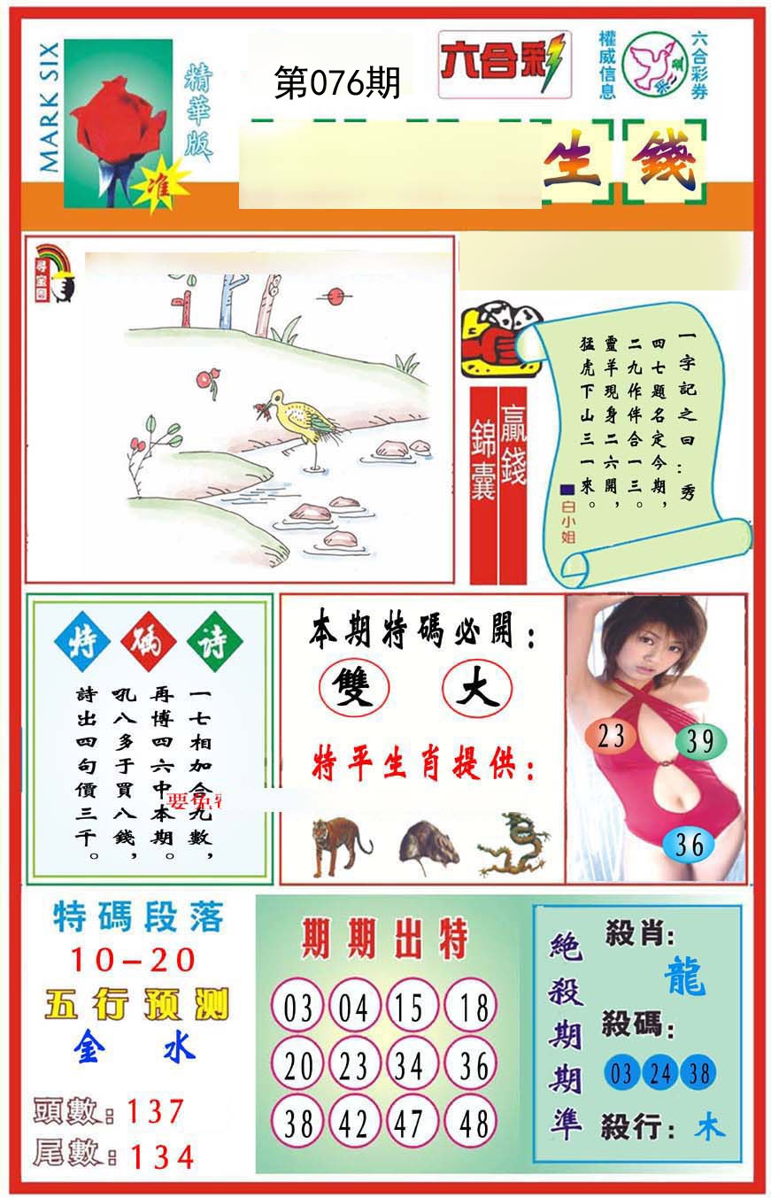 马经钱生钱(新推荐)