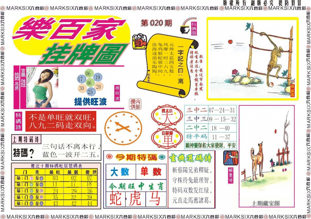 乐百家挂牌图记录