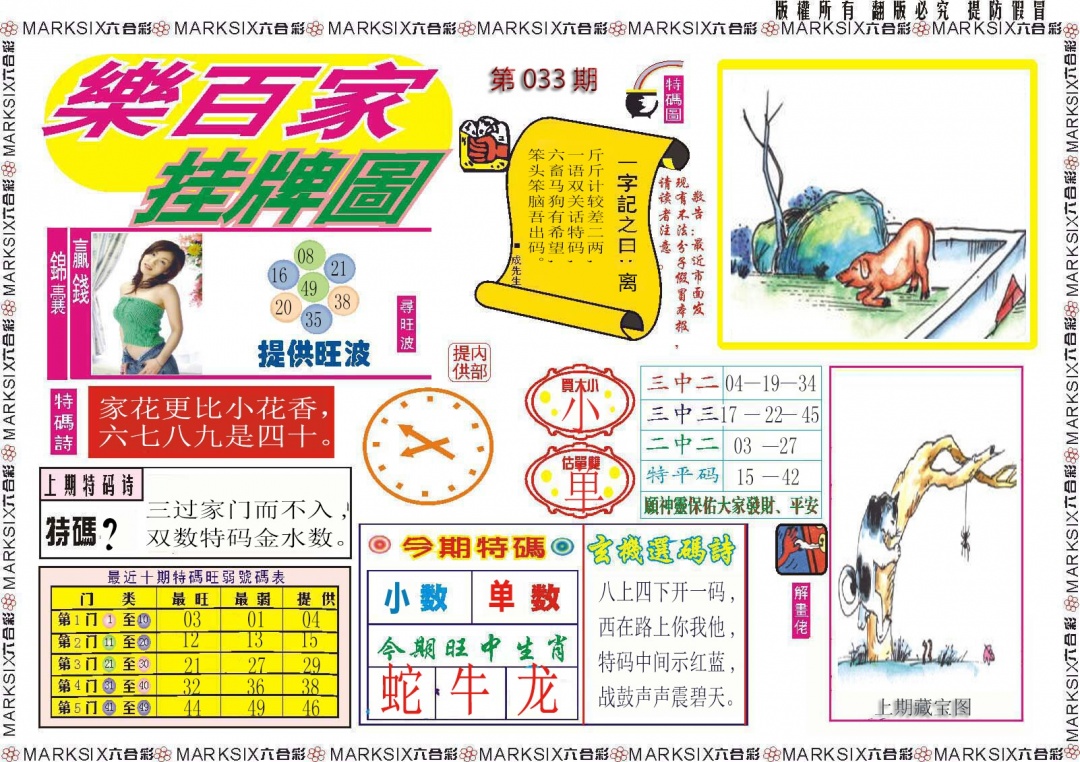 乐百家挂牌图记录