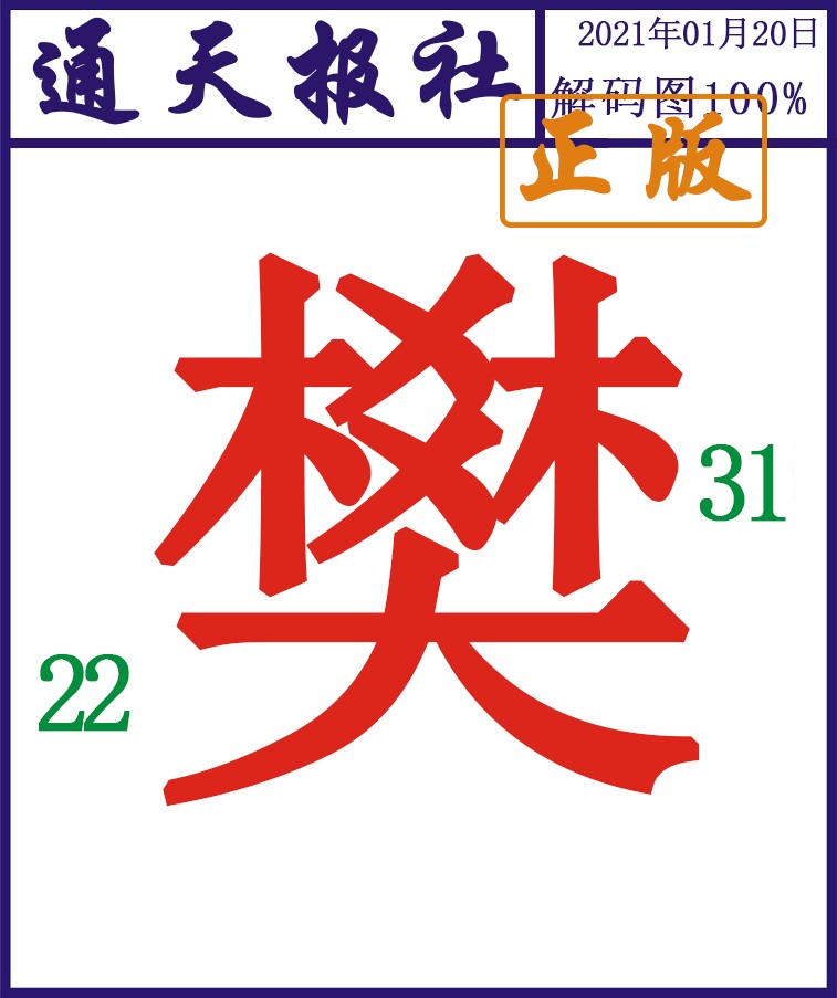 通天报解码图